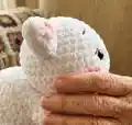 My little Cat Amigurumi Pattern step 2 - assembly progress