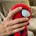 Spiderman Amigurumi Pattern step 2 - assembly progress