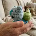 Bulbasaur Crochet Amigurumi Pattern step 2 - assembly progress
