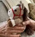 Horse Amigurumi Pattern step 1 - construction progress