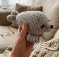 Mini Seal Amigurumi Pattern step 4 - final assembly and finishing