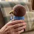 Eagle Ravenna Amigurumi Pattern step 2 - assembly progress