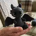 Dragon Toothless Amigurumi Pattern step 4 - final assembly and finishing