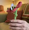 Bumble Blossom Amigurumi Pattern step 3 - details and accessories