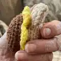 Mini Sunflower Turtle Amigurumi Pattern step 3 - details and accessories