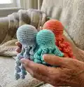 Crochet Octopus Amigurumi Pattern step 4 - final assembly and finishing