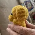 Puppy Dog Friend Amigurumi Pattern step 2 - assembly progress