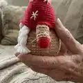 Festive Gnomes Amigurumi Pattern step 3 - details and accessories