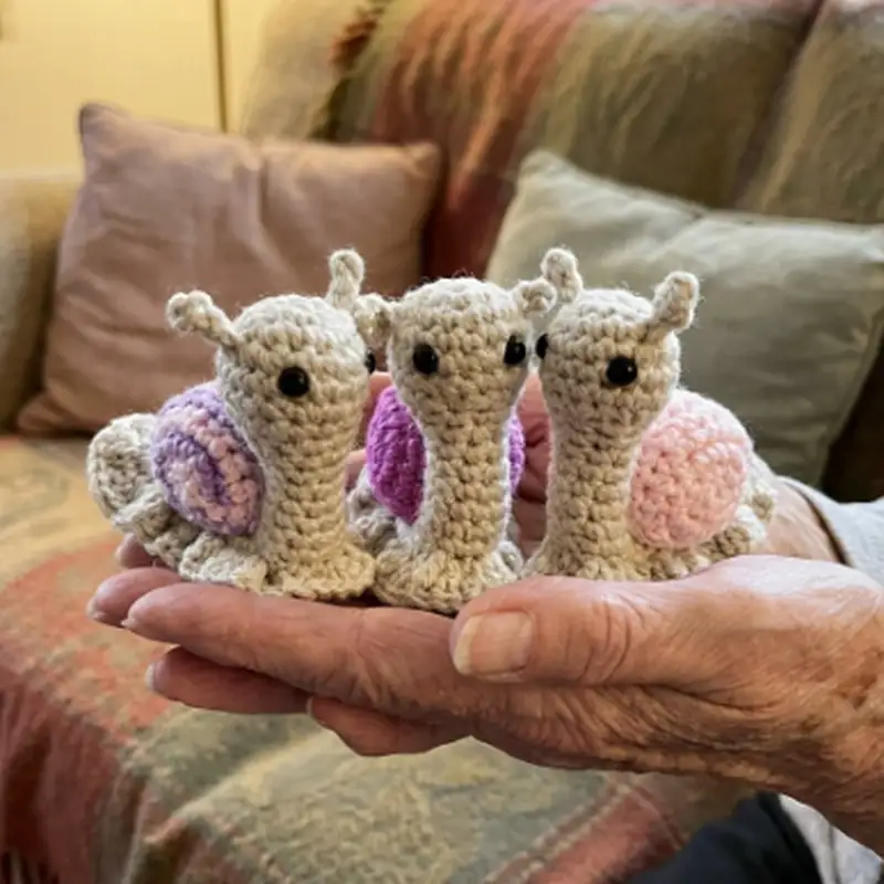 Complimentary Intermediate crochet pattern: Garden Snails Amigurumi Pattern - Simple to follow guide