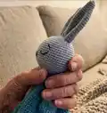 Bunny Lovey Crochet Amigurumi Pattern step 3 - details and accessories