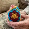 Pig in a Granny Square Blanket Amigurumi Pattern step 3 - details and accessories