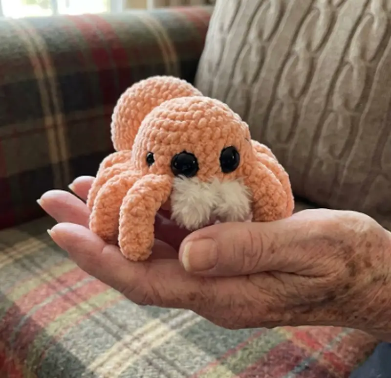 Complimentary Intermediate crochet pattern: Low Sew Spider Amigurumi Pattern - Simple to follow guide