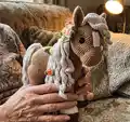 Summer Horse Amigurumi Pattern step 1 - construction progress