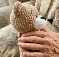 Teddy Bear Amigurumi Pattern step 2 - assembly progress