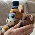 Top Hat Teddy Amigurumi Pattern step 3 - details and accessories