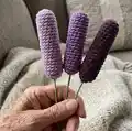 Lavender plant Pattern step 1 - construction progress