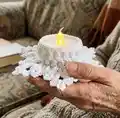 LED Tealight Holder Let it Snow Pattern step 4 - final assembly and finishing