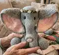 The Elephant Queen Amigurumi Pattern step 4 - final assembly and finishing