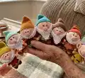 Seven Dwarfs Amigurumi Pattern step 1 - construction progress