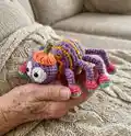 Spinderella the Spider Amigurumi Pattern step 4 - final assembly and finishing