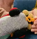 Train Loris Amigurumi Pattern step 2 - assembly progress