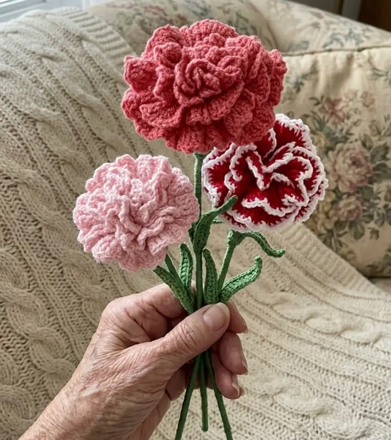 Complimentary Intermediate crochet pattern: Crochet Flower Patterns Book Pattern - Simple to follow guide