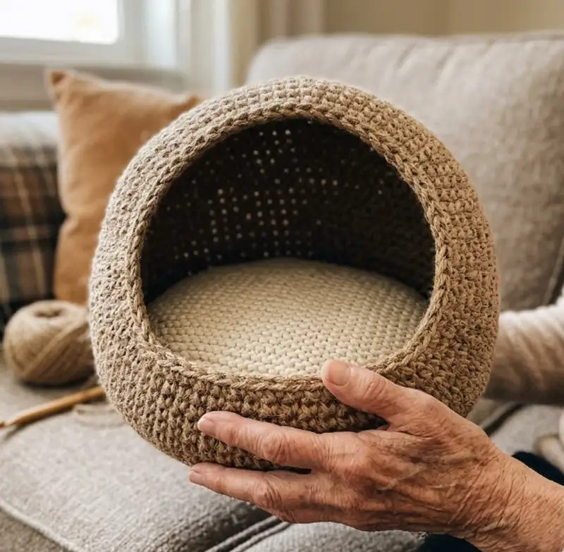 Complimentary Intermediate crochet pattern: The Cat House Pattern - Simple to follow guide