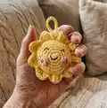 Sun & Rainbow Key Chains Amigurumi Pattern step 4 - final assembly and finishing