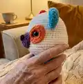 Dottie the Panda Amigurumi Pattern step 3 - details and accessories