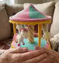 Merry-go-round Amigurumi Pattern step 4 - final assembly and finishing