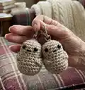 Positive Potato Amigurumi Pattern step 1 - construction progress