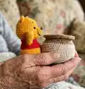 My Teddy Bear Amigurumi Pattern step 2 - assembly progress