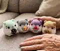 Hungry Hamsters Amigurumi Pattern step 4 - final assembly and finishing