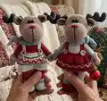 Reindeer Amigurumi Pattern step 4 - final assembly and finishing