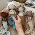 LULU the mermaid Amigurumi Pattern step 4 - final assembly and finishing