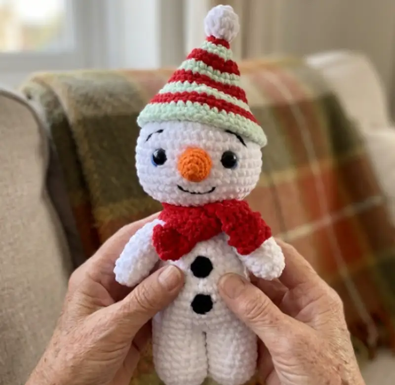 Quality crochet pattern: Snowman Amigurumi Pattern - Beginner Friendly level guide with complete instructions