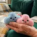 Claude the Cloud Amigurumi Pattern step 4 - final assembly and finishing