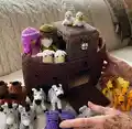 Noah's Ark Amigurumi Pattern step 1 - construction progress