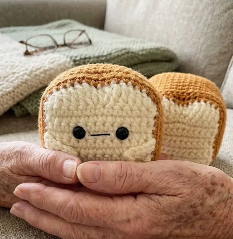 Complimentary Beginner Friendly crochet pattern: Loafie the Bread Loaf Amigurumi Pattern - Simple to follow guide