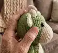 Mini Dragon Amigurumi Pattern step 2 - assembly progress