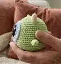 Mike Wazowski Amigurumi Pattern step 3 - details and accessories