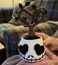 Jack in Love Amigurumi Pattern step 1 - construction progress