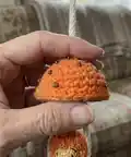 ELENDAN mushroom with mouse Amigurumi Pattern step 3 - details and accessories