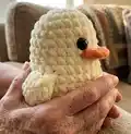 Mallard Duck Amigurumi Pattern step 3 - details and accessories