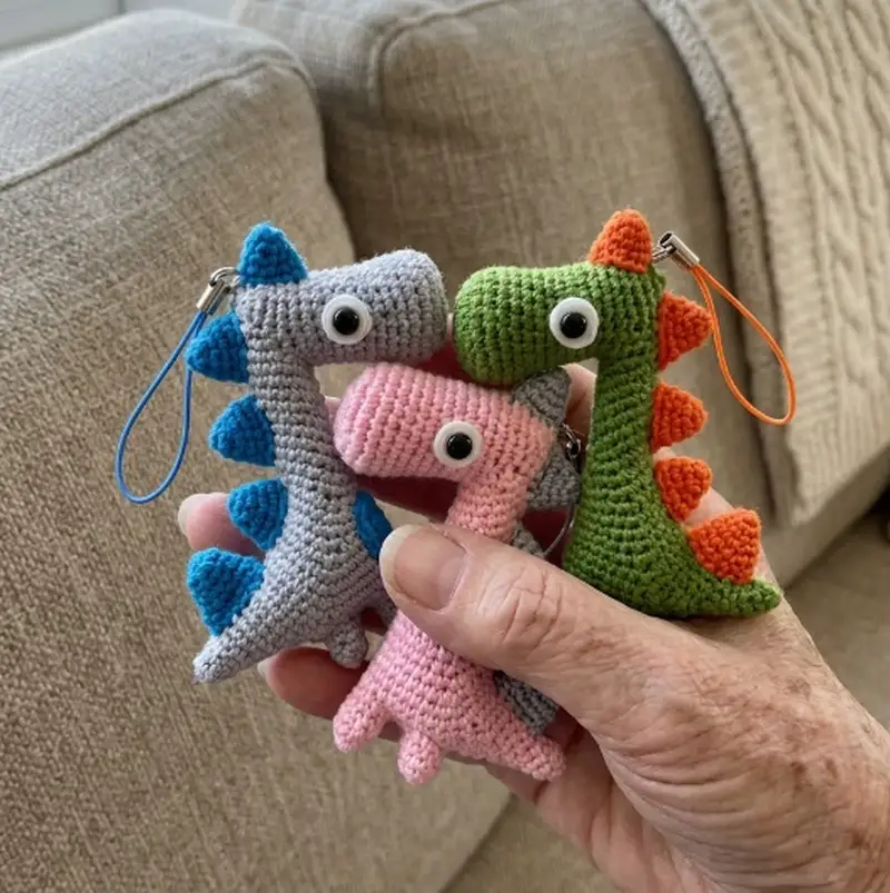 Complimentary Intermediate crochet pattern: Dino's Family Amigurumi Pattern - Simple to follow guide