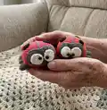 Ladybug Amigurumi Pattern step 4 - final assembly and finishing