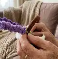Mini Flower Basket & Flowers Amigurumi Pattern step 3 - details and accessories