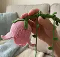 Flower Garden Lamp Amigurumi Pattern step 3 - details and accessories