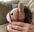 Horse Amigurumi Pattern step 2 - assembly progress