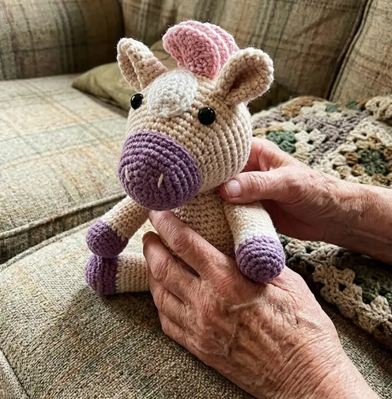 Complimentary Intermediate crochet pattern: Neon the Horse Amigurumi Pattern - Simple to follow guide